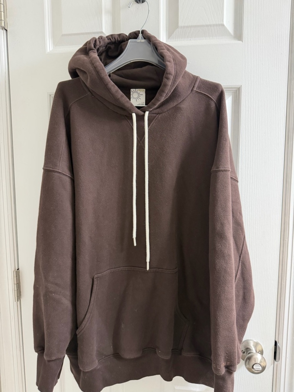 Offline By Aerie Brown Hoodie Brown Large L